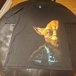 Mens XL YODA STAR WARS T SHIRT